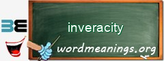 WordMeaning blackboard for inveracity